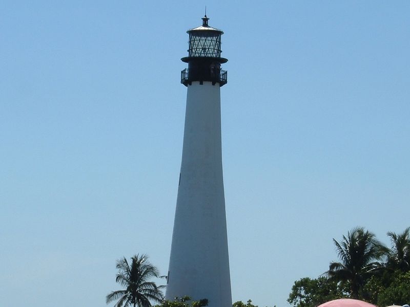 The Cape Florida lighthouse at Bill Baggs State Park