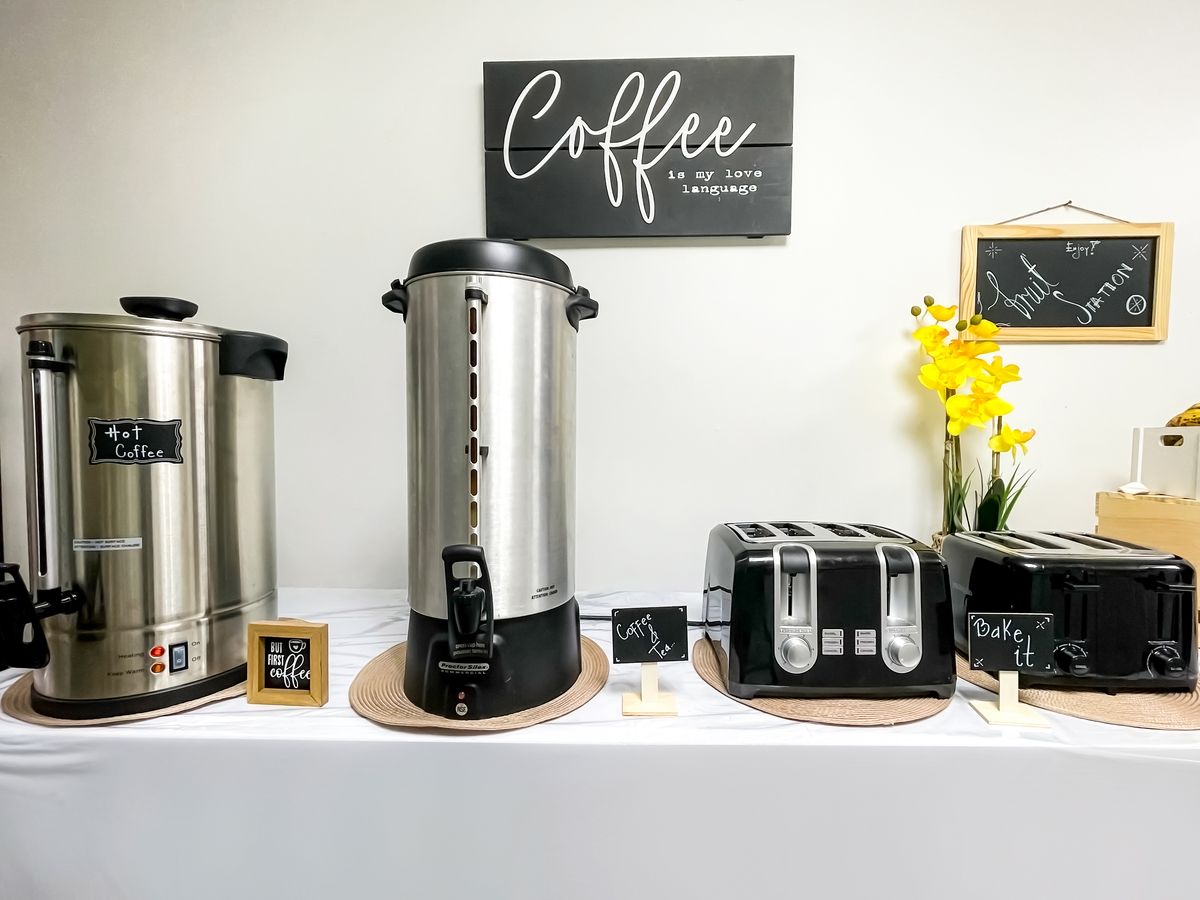 Coffee station at Hollywood Beach Hotels