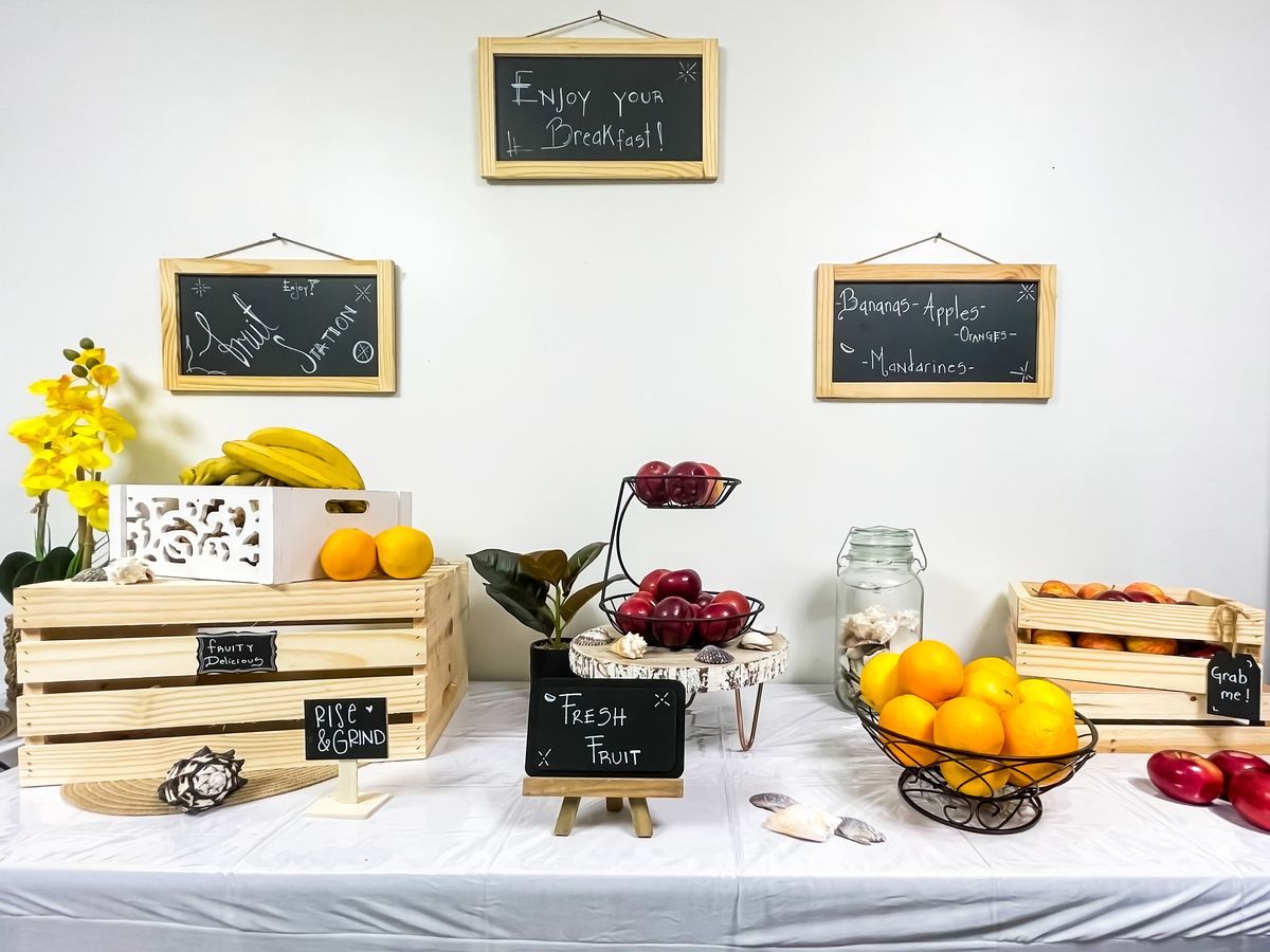Fruit station at Hollywood Beach Hotels