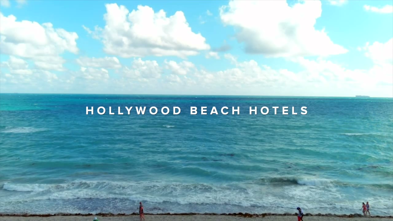 The Hollywood Beach Hotels buildings from the air